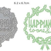 Disney - Cutting Dies - Vintage Happiness To All Wreath