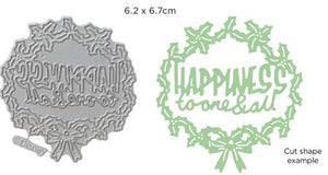 Disney - Cutting Dies - Vintage Happiness To All Wreath