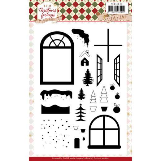 Precious Marieke - Warm Christmas Feelings -  Clear Stamps