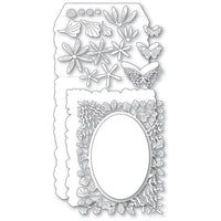 Poppystamps - Dies - Fern and Daisy Pop Up Easel Set