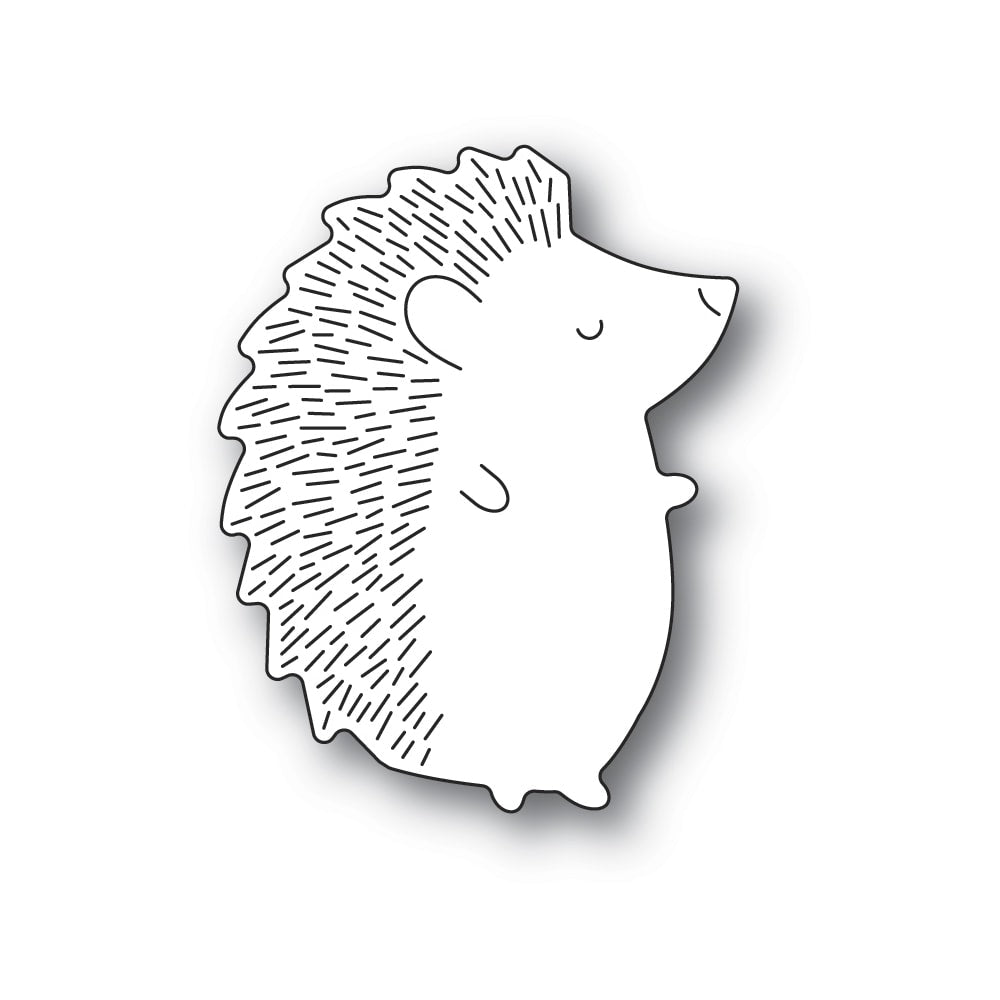 Poppystamps - Dies - Big Hedgehog Right