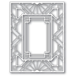 Poppystamps - Dies - Geometric Deco Plate