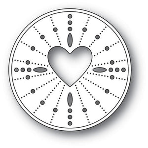 Memory Box - Dies - Pinpoint Heart Circle