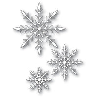 Memory Box - Dies - Sparkling Snowflake Trio