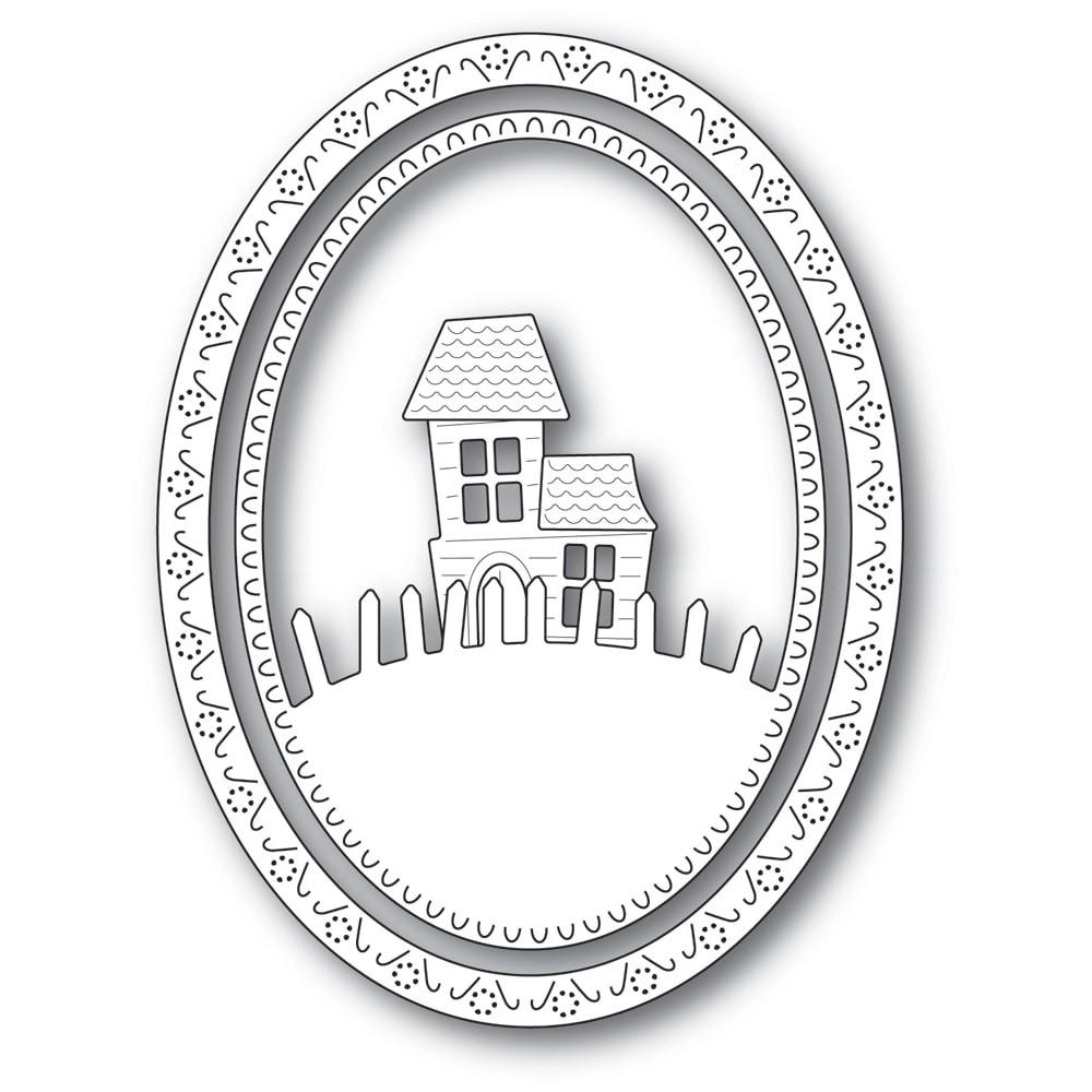 Memory Box - Dies - Haunted Hill Oval Frame