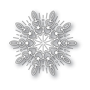 Memory Box - Dies - Holiday Heart Snowflake
