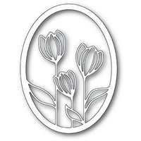 Memory Box - Dies - Floral Bloom Oval Frame