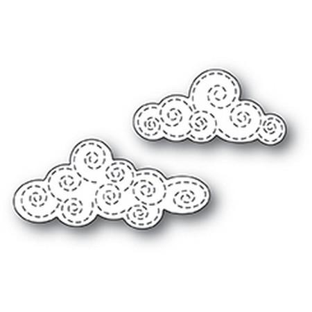 Memory Box - Dies - Swirl Switch Clouds