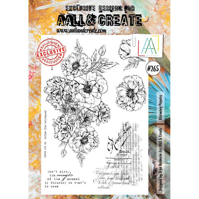 AALL & Create - Stamps - Blooming Poppies #265