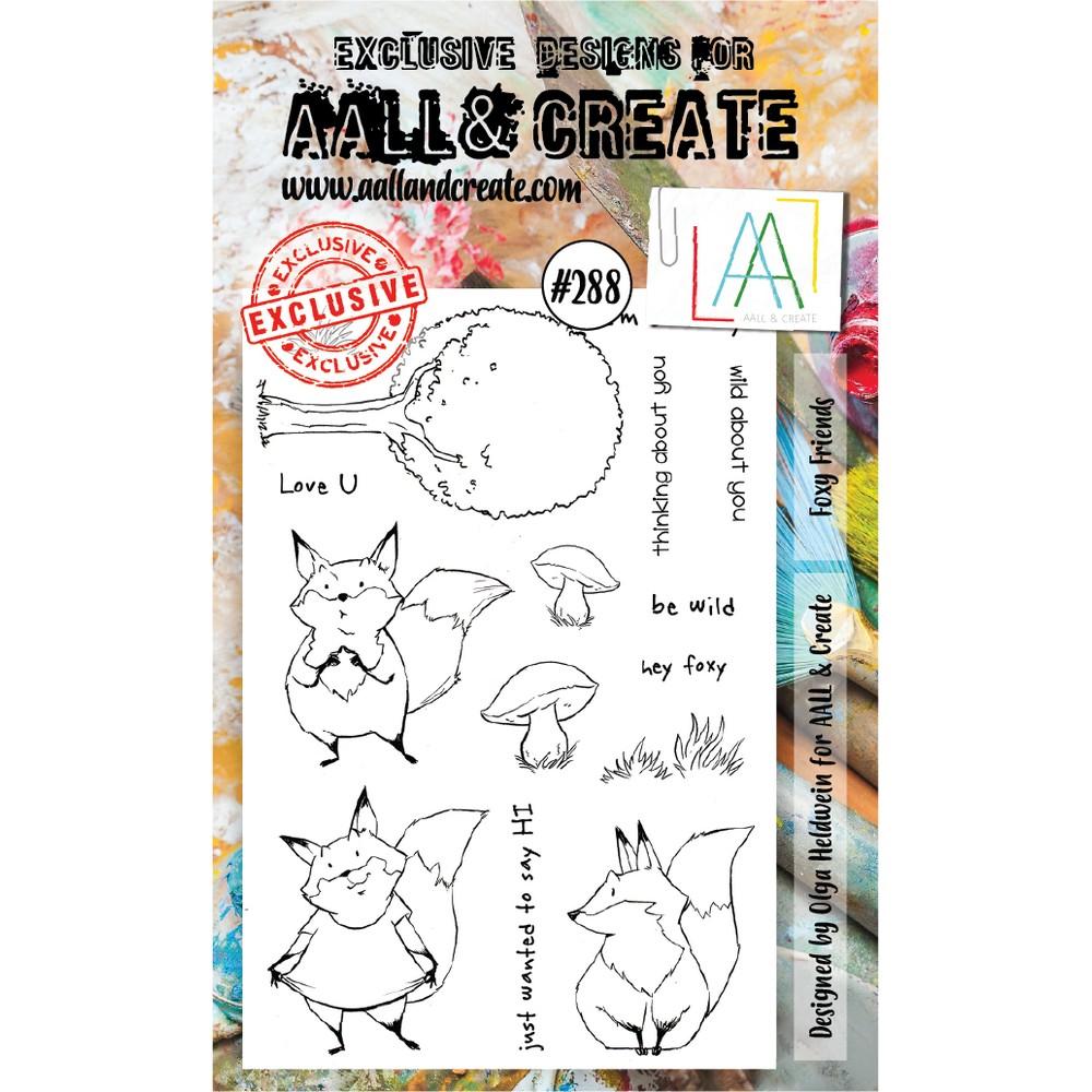 AALL & Create - Stamps - Foxy Friends #288