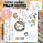 AALL & Create - Stencil - 6" x 6" - #6