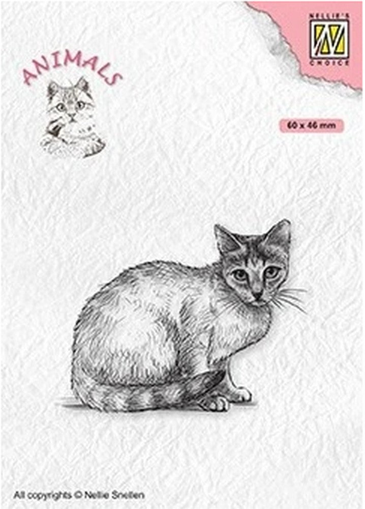 Nellie's Choice - Clear Stamp - Cat