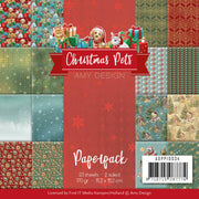 Amy Design - 6" x 6" Paperpack - Christmas Pets