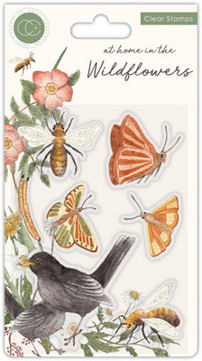 Craft Consortium - Clear Stamps - Bees & Butterflies