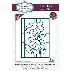 Sue Wilson Designs - Stained Glass - Daisy