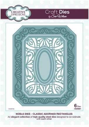 Sue Wilson Designs - Noble Collection - Classic Adorned Rectangles