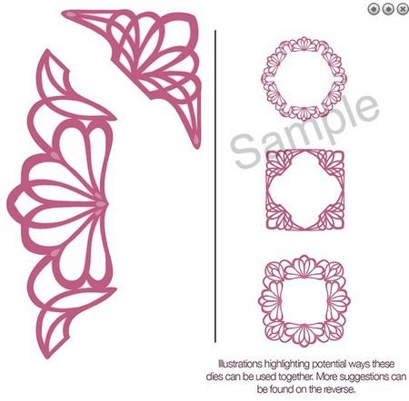 Sue Wilson Designs - Configurations Collection - Dainty Lace Edger