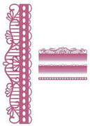 Sue Wilson Designs - Configurations Collection - Striped Swirl Edger