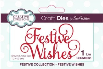 Sue Wilson - Festive Collection - Festive Wishes