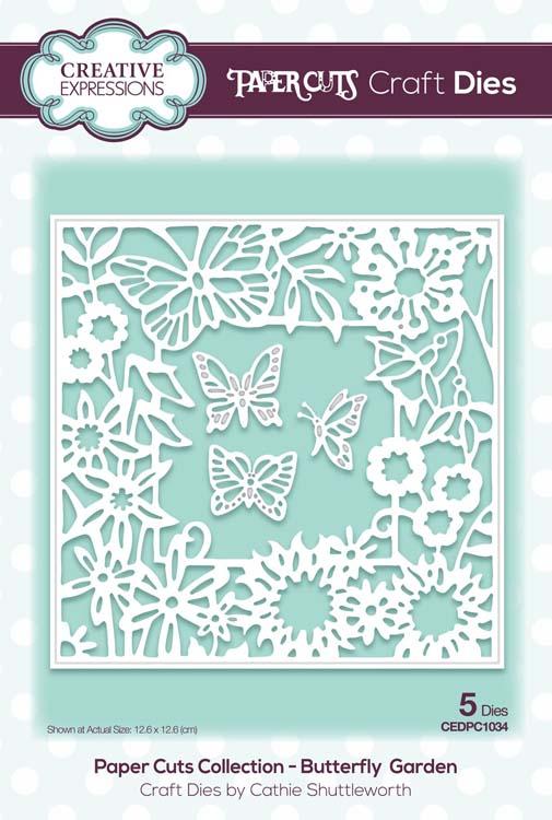 Creative Expressions - Paper Cuts Collection - Butterfly Garden Craft Die