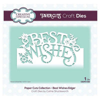 Creative Expressions - Paper Cuts Collection - Best Wishes Edger