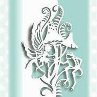 Creative Expressions - Paper Cuts Collection - Toadstoll Dance Edger