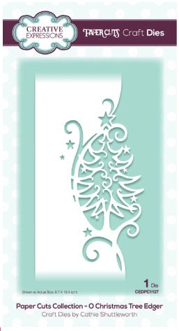 Creative Expressions - Dies - Paper Cuts Collection - O' Christmas Tree Edger