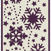 Sue Wilson - Slimline Stencil - Snowflake Flurry