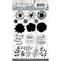 Precious Marieke - Clear Stamp Set - Winter Flowers