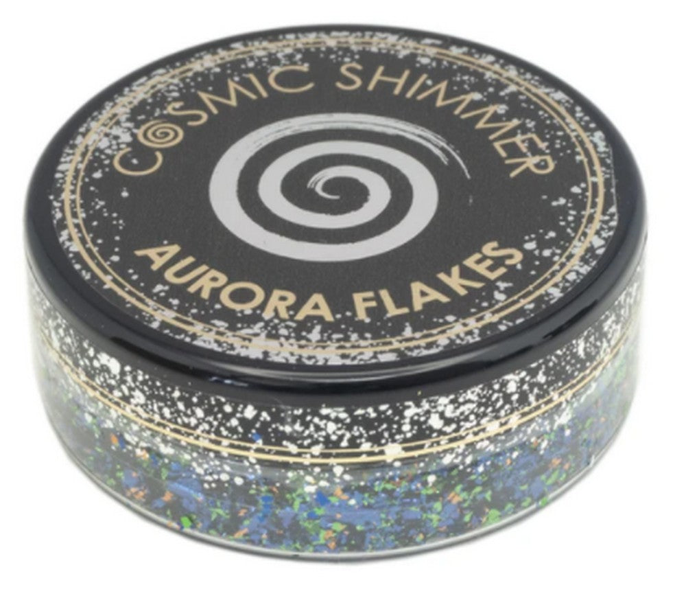 Cosmic Shimmer Aurora Flakes 50ml - Enchanted Forest
