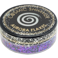 Cosmic Shimmer Aurora Flakes 50ml - Passion Pop