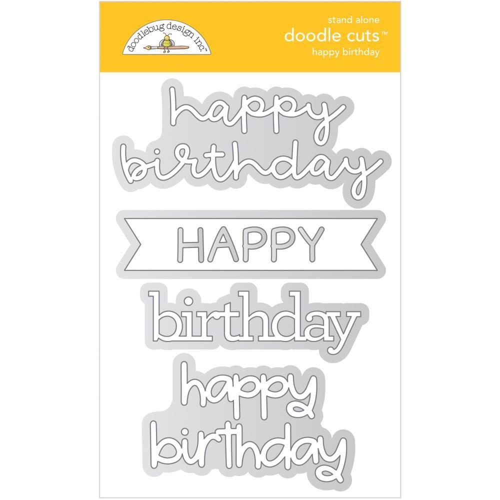 Doodlebug Designs - Dies - Happy Birthday