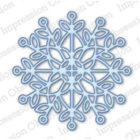 Impression Obsession - Dies - Folk Art Snowflake
