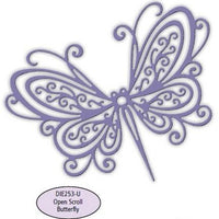 Impression Obsession - Dies - Open Scroll Butterfly