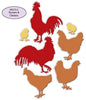 Impression Obsession - Dies - Roosters & Chickens