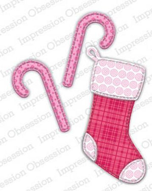 Impression Obsession - Dies - Patchwork Stocking
