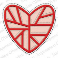 Impression Obsession - Dies - Quilted Heart