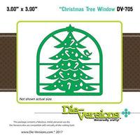 Die-Versions - Whispers - Christmas Tree Window