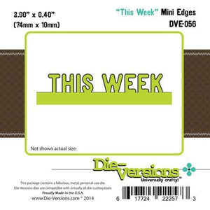 Die-Versions - Express Edges Mini - This Week