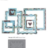 Elizabeth Craft Designs - Fitted Frames 4 Curvy Squares