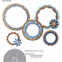 Elizabeth Craft Designs - Fitted Frames 5 - Lace Circles