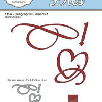 Elizabeth Craft Designs - Calligraphic Elements 1