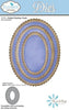 Elizabeth Craft Designs - Dies - Dotted Scallop Ovals