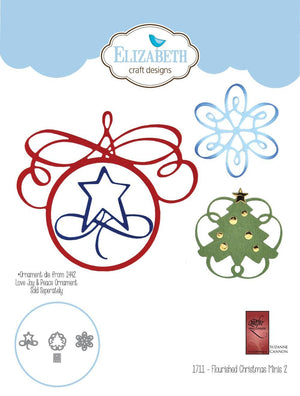 Elizabeth Craft Designs - Dies - Flourished Christmas Minis 2