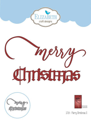 Elizabeth Craft Designs - Dies - Merry Christmas 3