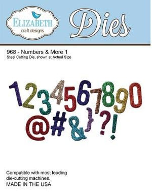 Elizabeth Craft Designs - Numbers & More 1