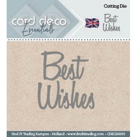 Card Deco - Dies - Best Wishes