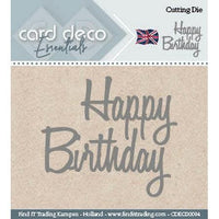 Card Deco - Dies - Happy Birthday