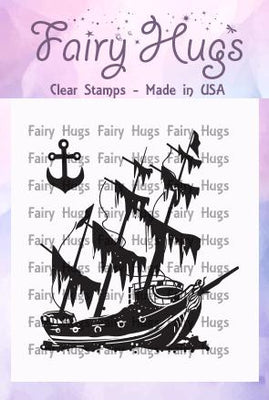 Fairy Hugs Stamps - Sunken Ship