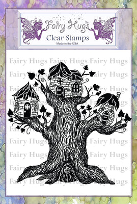 Fairy Hugs Stamps - Tree Condo
